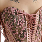 Dolce & Gabbana Silken Pink Bustier Corset Top