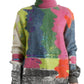 Dolce & Gabbana Multicolor Mohair Turtleneck Pullover Sweater