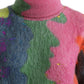 Dolce & Gabbana Multicolor Mohair Turtleneck Pullover Sweater