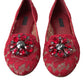 Dolce & Gabbana Elegant Floral Lace Vally Flats