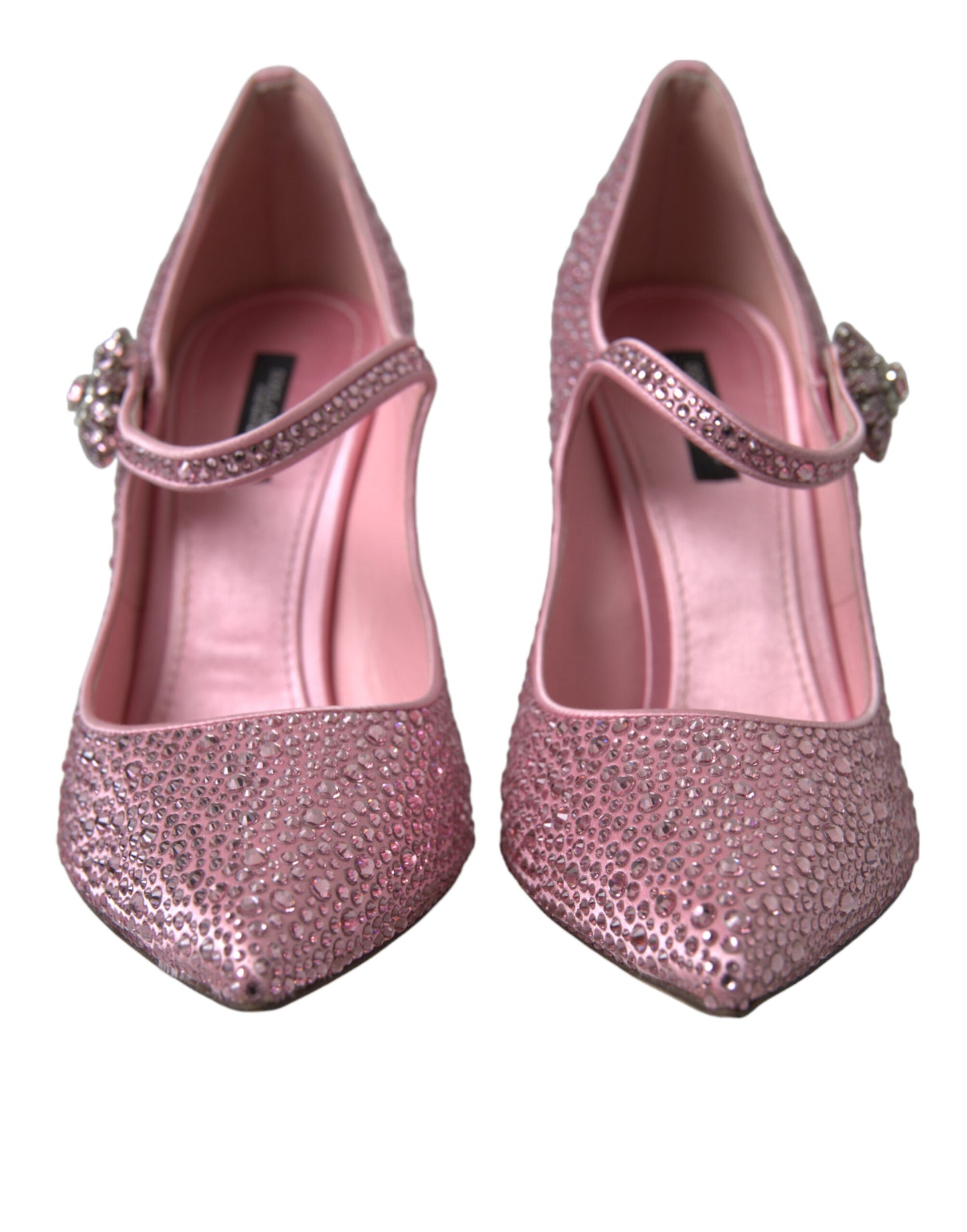 Dolce & Gabbana Pink Strass Crystal Heels Pumps Shoes