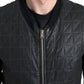 Dolce & Gabbana Black Leather Bomber Jacket