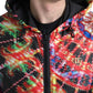 Dolce & Gabbana Multicolor Hooded Sweatshirt Sweater