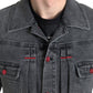 Dolce & Gabbana Gray Washed Cotton Stretch Denim Men Jacket