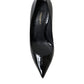 Dolce & Gabbana Black Patent Leather Pumps Heels Shoes