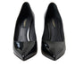 Dolce & Gabbana Black Patent Leather Pumps Heels Shoes