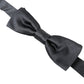 Dolce & Gabbana Dark Gray Silk Adjustable Neck Men Papillon Bow Tie