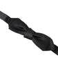 Dolce & Gabbana Black Silk Adjustable Neck Men Papillon Bow Tie