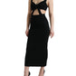 Dolce & Gabbana Stunning Black Cutout Bodycon Dress