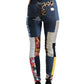 Dolce & Gabbana Multicolor Patchwork GRACE Skinny Denim Jeans