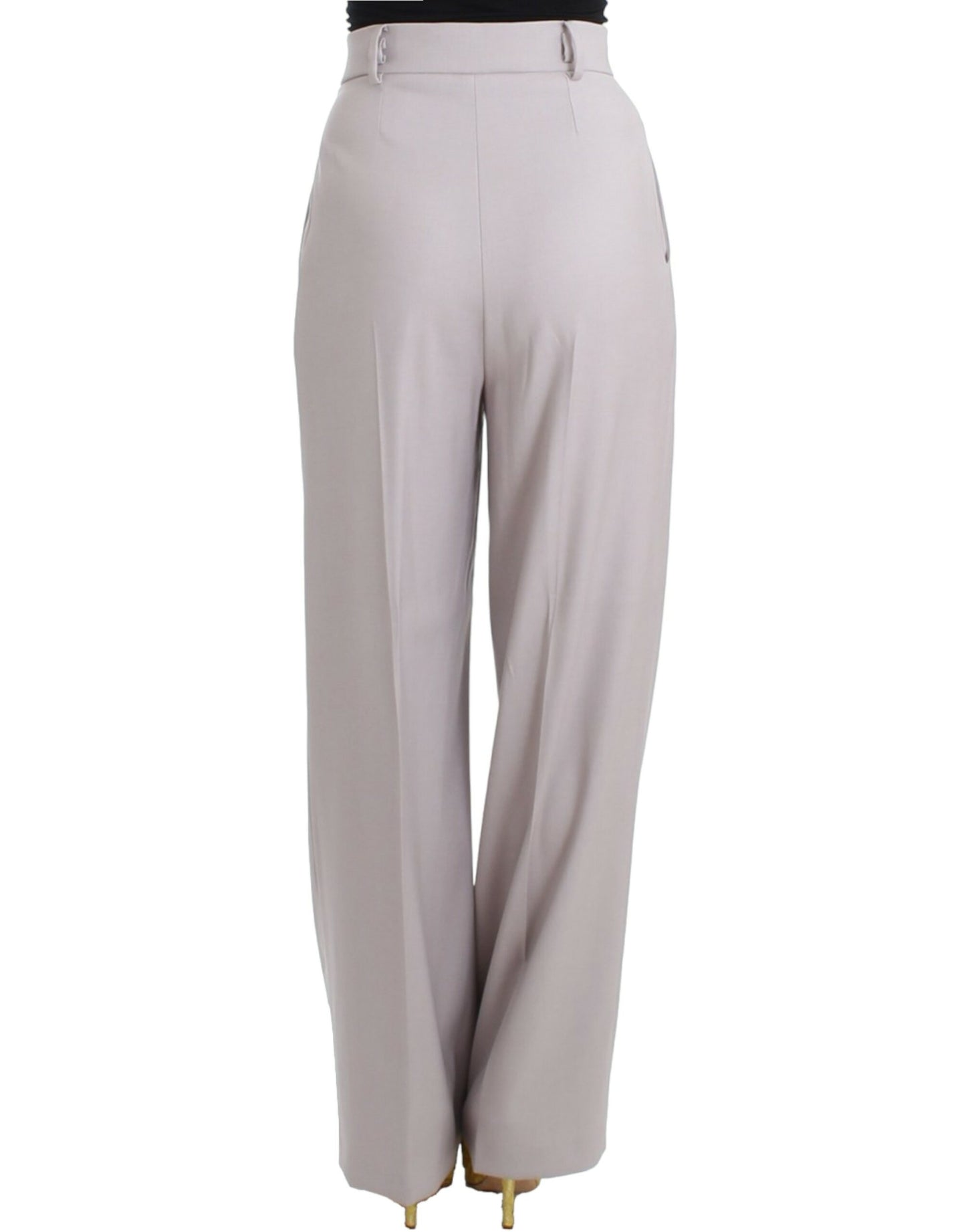 Cavalli Gray high waist pants