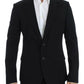 Dolce & Gabbana Black wool slim fit blazer