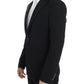 Dolce & Gabbana Black wool slim fit blazer