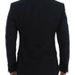 Dolce & Gabbana Black wool silk SICILIA blazer