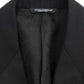 Dolce & Gabbana Black wool silk SICILIA blazer