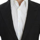 Dolce & Gabbana Sleek Gray Wool Slim Fit Blazer