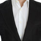 Dolce & Gabbana Black silk slim fit blazer