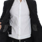 Dolce & Gabbana Black silk slim fit blazer