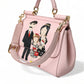 Dolce & Gabbana Chic Pink Sicily Leather Shoulder Bag