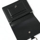 Dolce & Gabbana Black Leather Crystal Embellished Card Holder Wallet