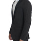 Dolce & Gabbana Black wool slim MARTINI blazer