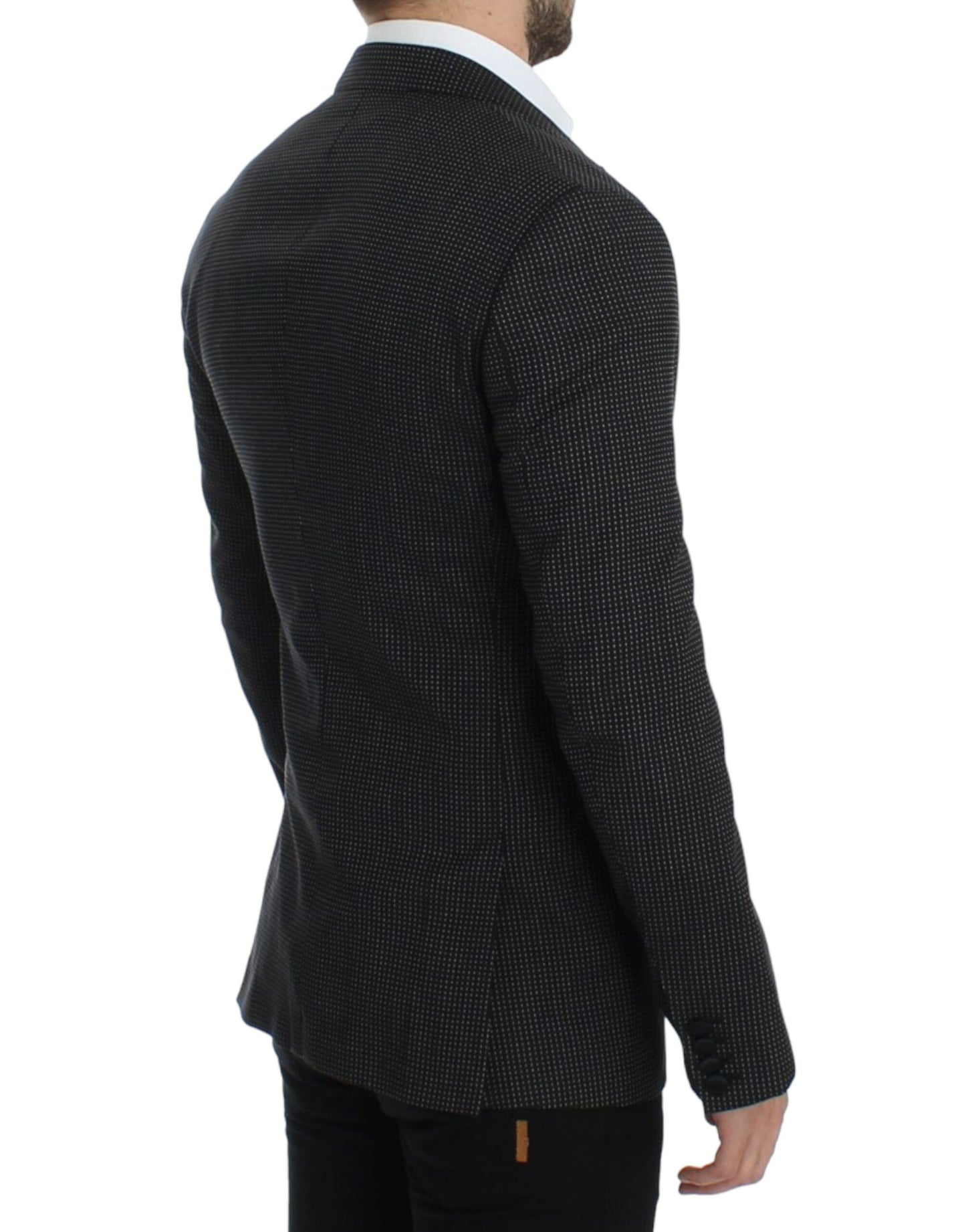 Dolce & Gabbana Black wool slim MARTINI blazer