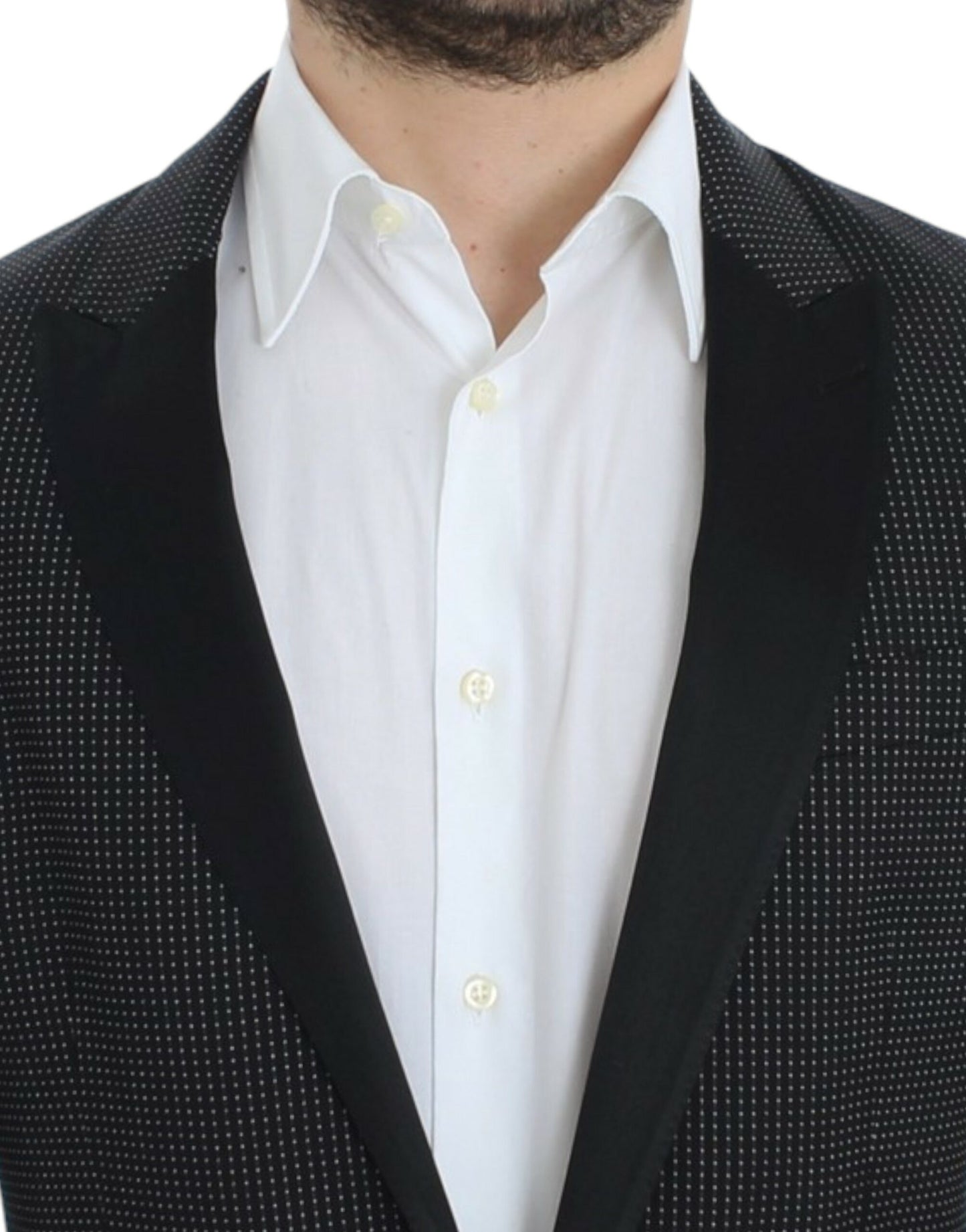 Dolce & Gabbana Black wool slim MARTINI blazer