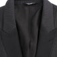 Dolce & Gabbana Black wool slim MARTINI blazer