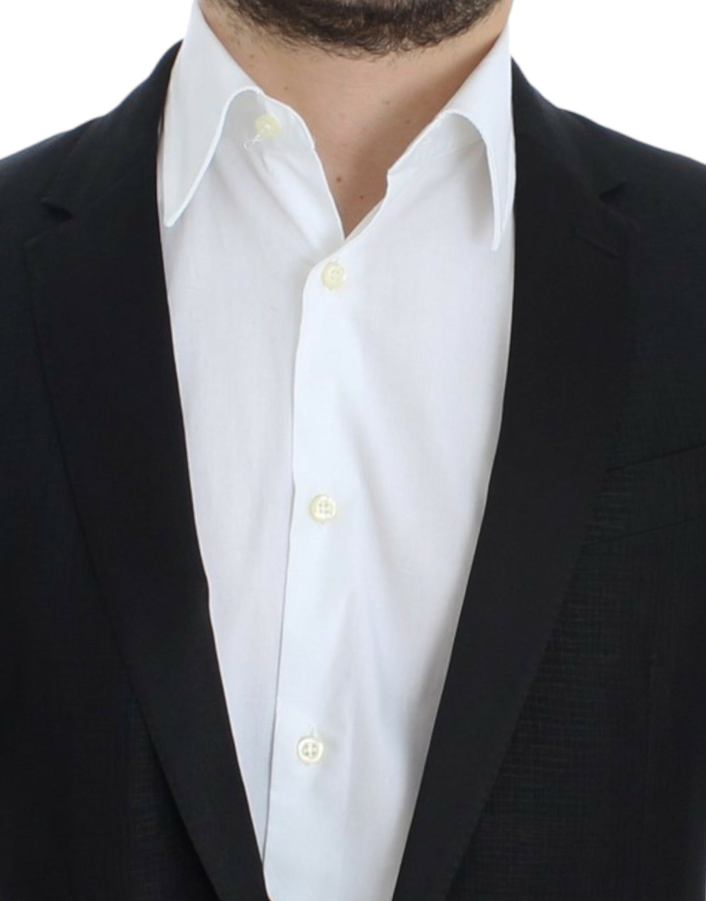 Dolce & Gabbana Black Wool MARTINI Slim Blazer