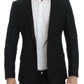 Dolce & Gabbana Black Wool MARTINI Slim Blazer