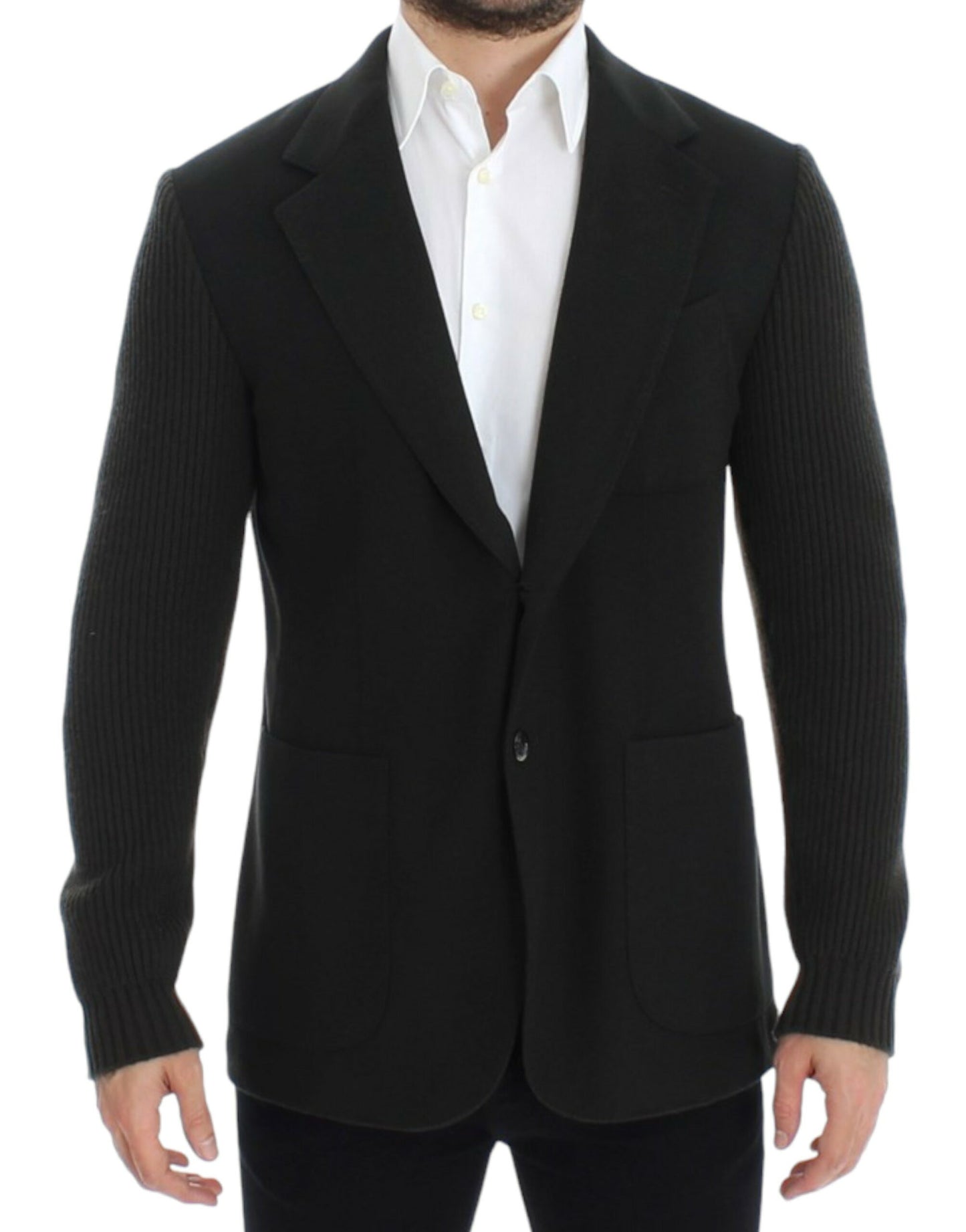 Dolce & Gabbana Green cashmere two button blazer