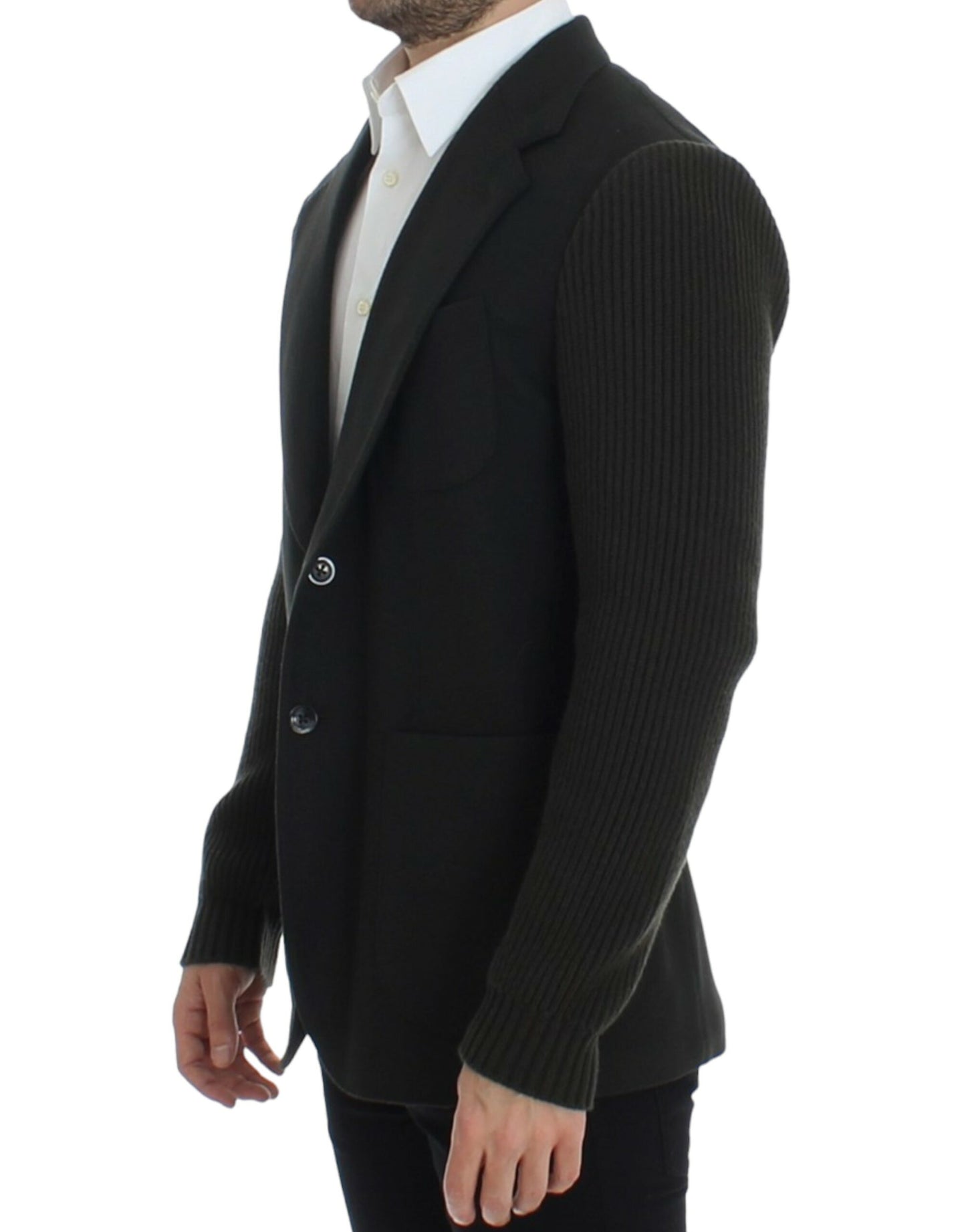 Dolce & Gabbana Green cashmere two button blazer