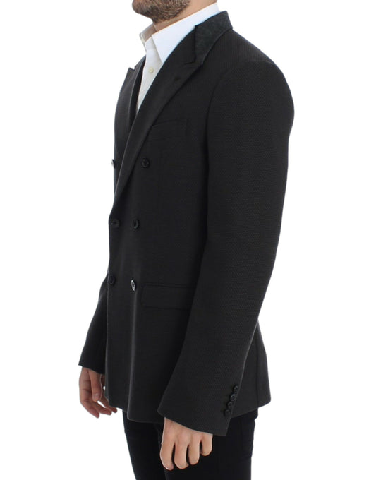 Dolce & Gabbana Brown wool slim fit blazer