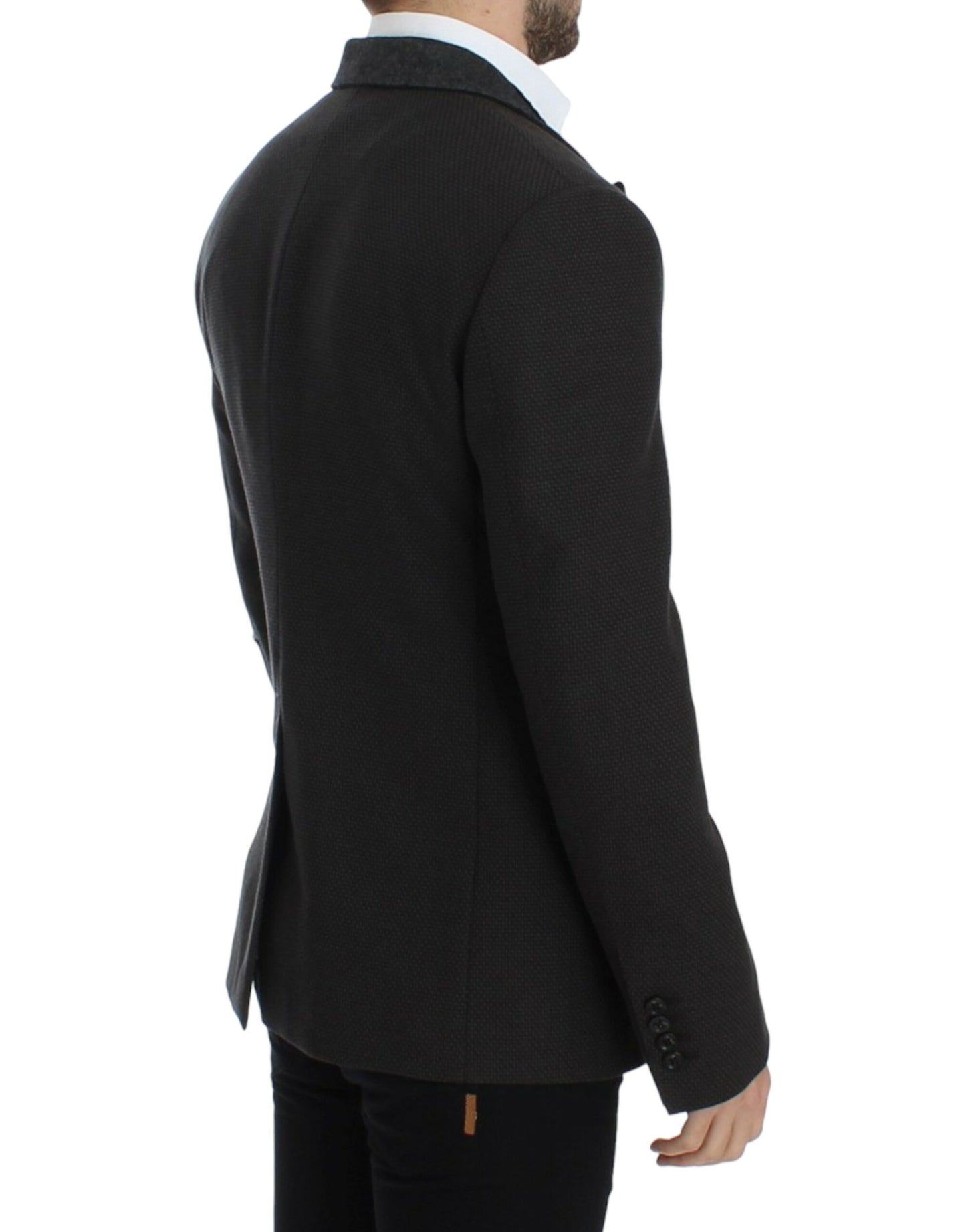 Dolce & Gabbana Brown wool slim fit blazer