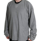 Dolce & Gabbana Gray Crewneck Pullover Silk Top Sweater