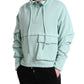 Dolce & Gabbana Mint Green Cotton Pockets Pullover Sweater