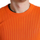 Dolce & Gabbana Orange Knitted Crewneck Men Pullover Sweater