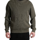 Dolce & Gabbana Green Viscose Crew Neck Men Pullover Sweater