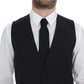 Dolce & Gabbana Gray Stretch Formal Dress Vest Gilet