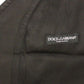 Dolce & Gabbana Black Cotton Blend Dress Vest Gilet