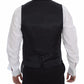 Dolce & Gabbana Gray Slim Fit Button Front Dress Formal Vest