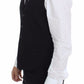 Dolce & Gabbana Black Cotton Dress Vest Blazer Jacket