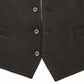 Dolce & Gabbana Black Cotton Dress Vest Blazer Jacket