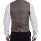 Dolce & Gabbana Beige Cotton Dress Vest Blazer Jacket