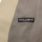 Dolce & Gabbana Beige Cotton Dress Vest Blazer Jacket