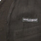 Dolce & Gabbana Black Flax Cotton Dress Vest Blazer