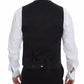 Dolce & Gabbana Gray Wool Stretch Dress Vest Blazer