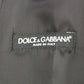 Dolce & Gabbana Gray Striped Wool Logo Vest Gilet Weste