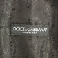 Dolce & Gabbana Black Striped Wool Logo Vest Gilet Weste