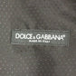 Dolce & Gabbana Gray Wool Blend Logo Vest Gilet Weste